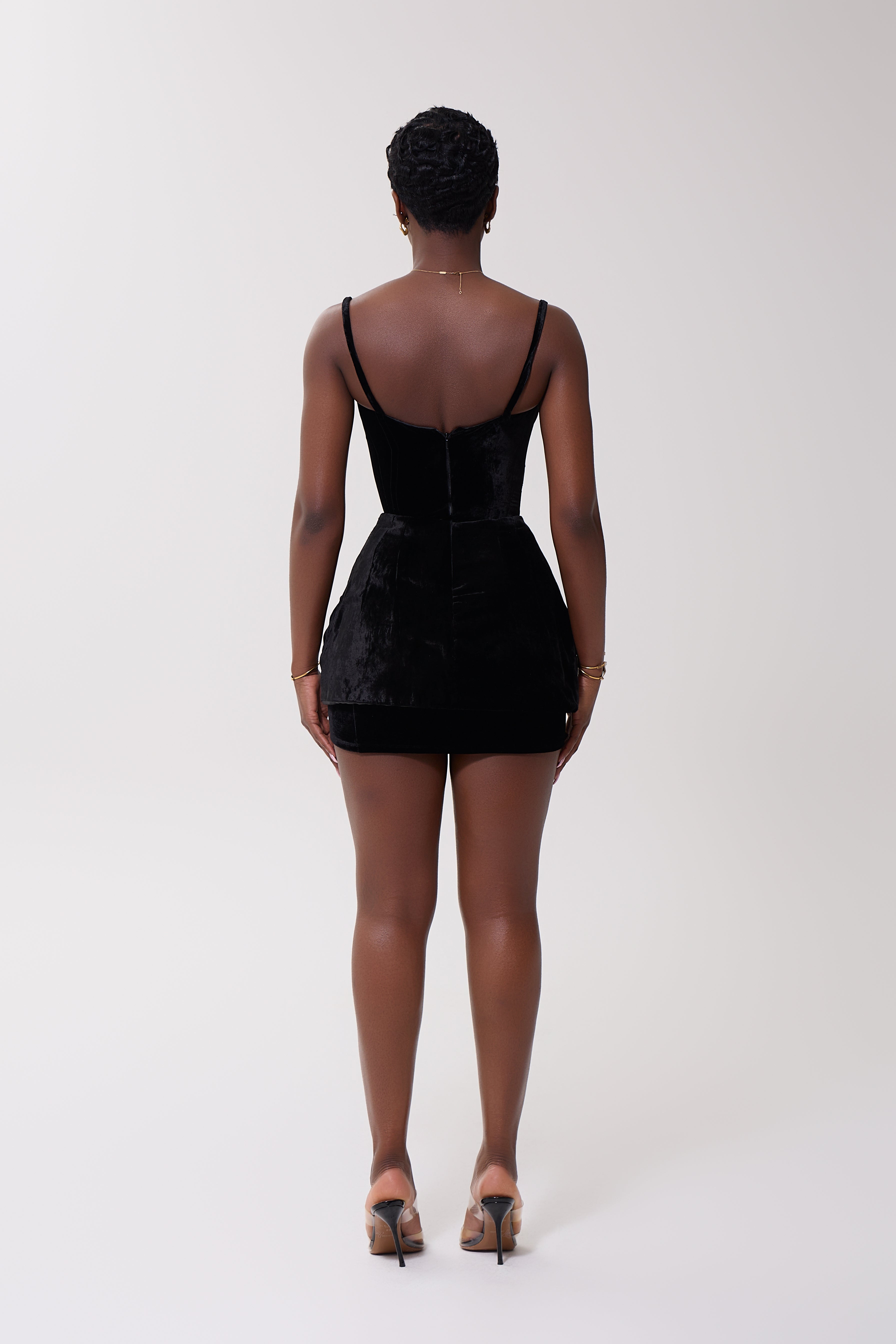 The Muse Velvet Corset Mini (Customisable Length)