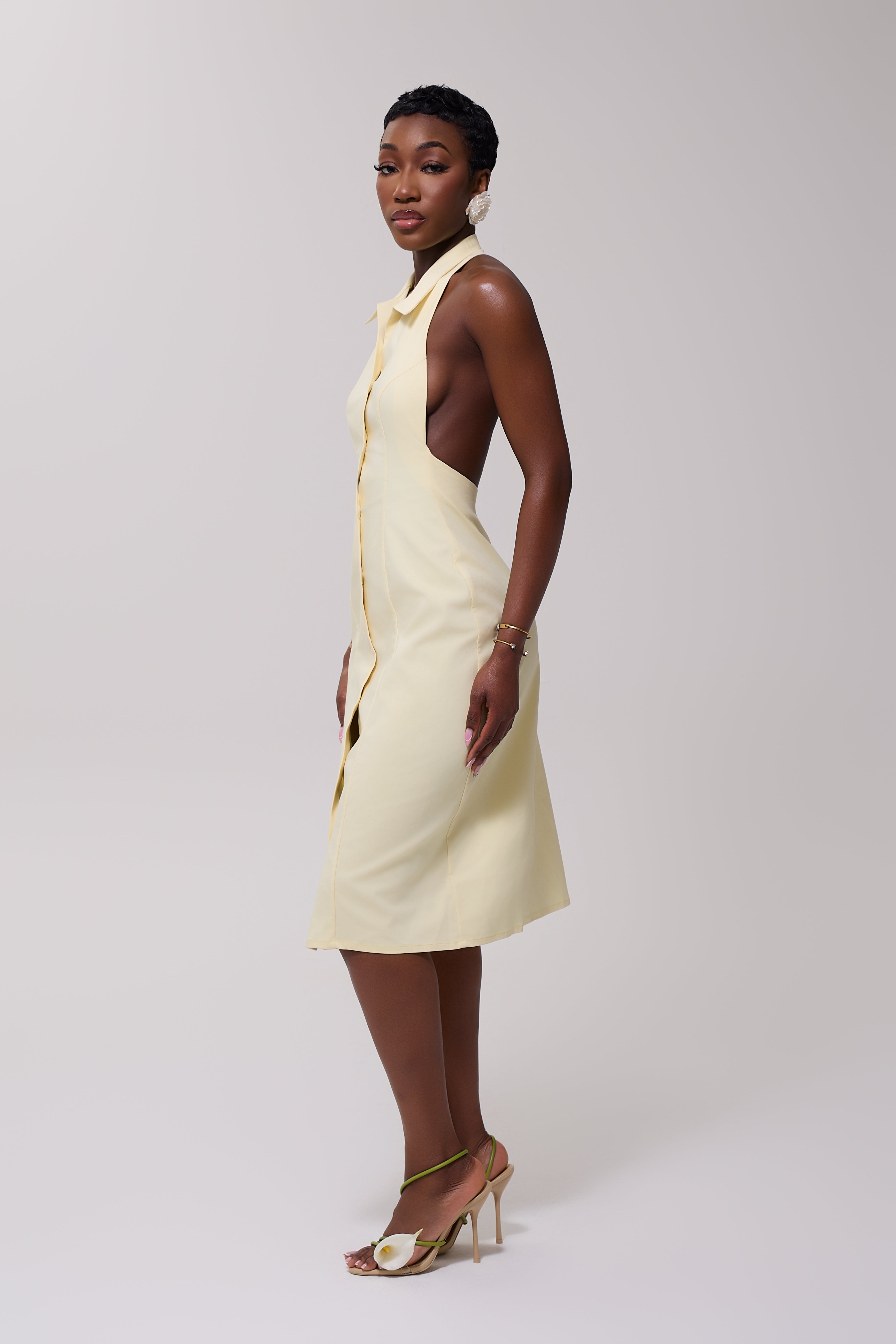 Waistcoat Midi Dress